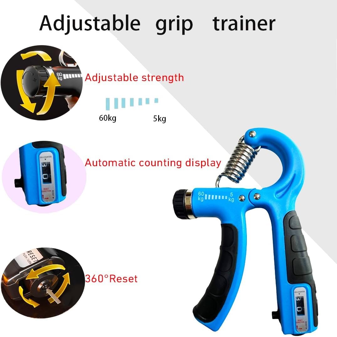 Adjustable Hand Grip With Counter