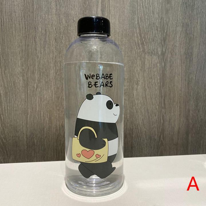 We Bare Bears Frosted Plastic Water Bottle