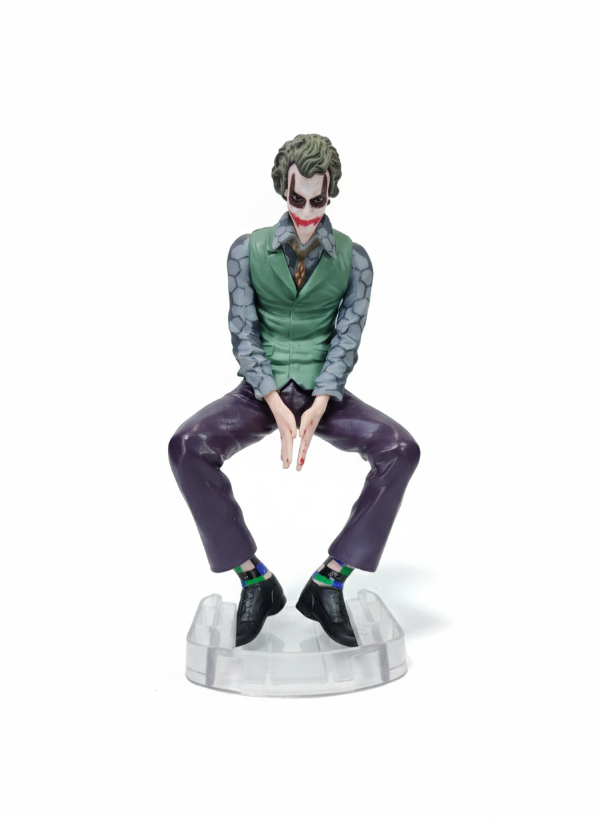 Sitting Clown-Style Villain Figurine (Decor Figure)