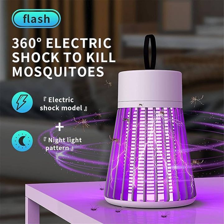 Electric Mosquito Killer Lamp – USB Powered Bug Zapper