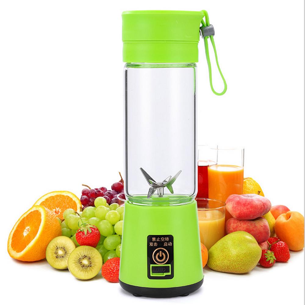Portable Rechargeable Battery Juice Blender – 380ml (HM-03)