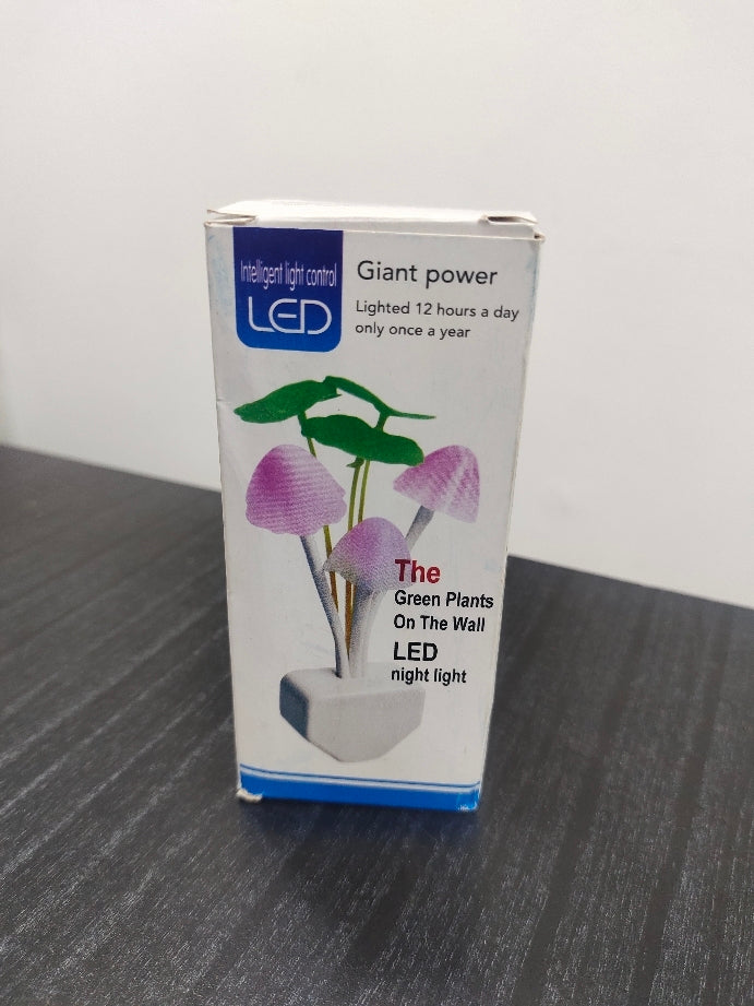 LED Mushroom Night Light with Dimming Sensor