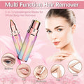 2-in-1 Rechargeable Eyebrow Trimmer & Facial Hair Remover