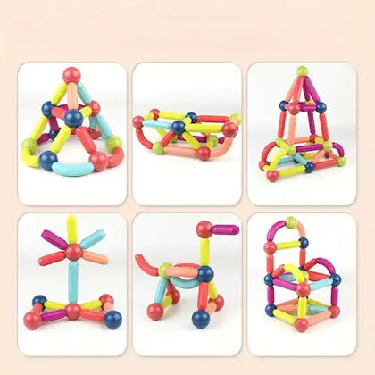 Magnetic Sticks Building Blocks – 36 PCS