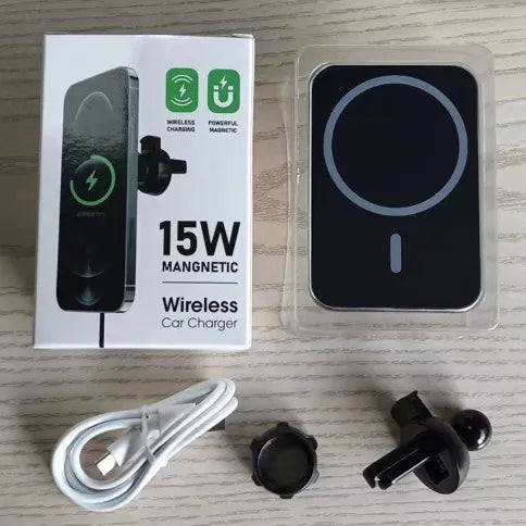 15W Magnetic Wireless Car Charger