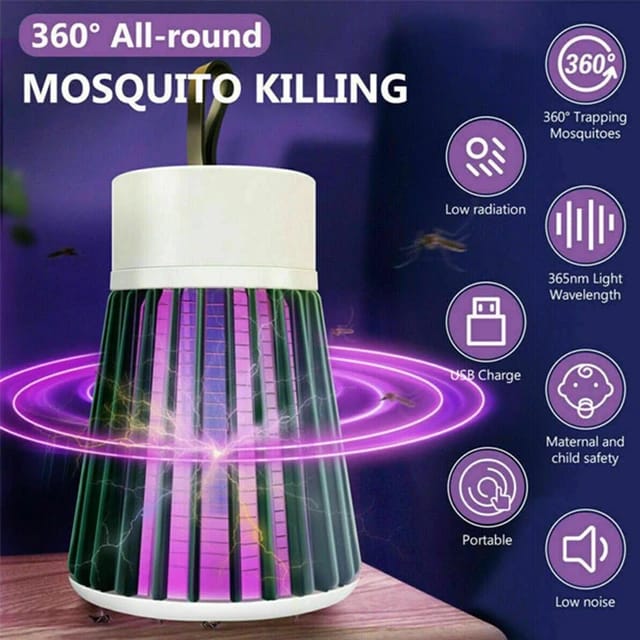 Electric Mosquito Killer Lamp – USB Powered Bug Zapper