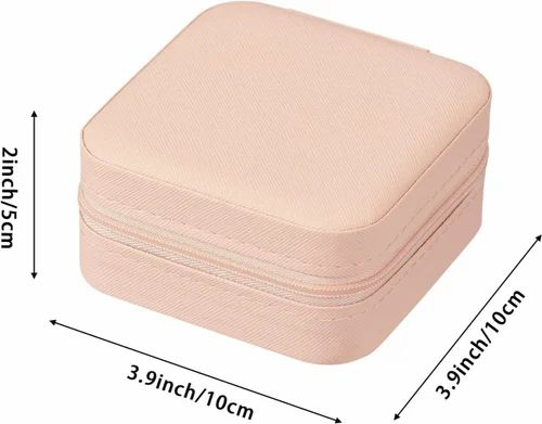 Portable Jewelry Organizer Box (Zippered Travel Case)