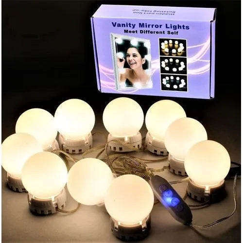 Vanity Light 8 LED Bulbs for Makeup Mirror with 3 Different Modes