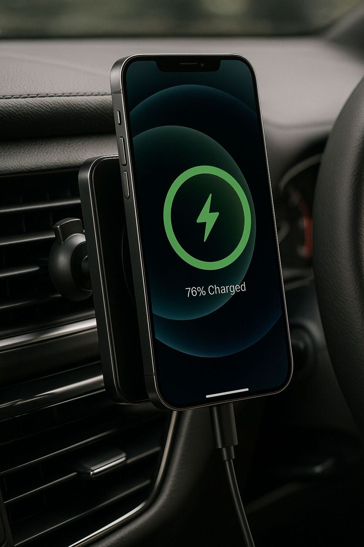 15W Magnetic Wireless Car Charger