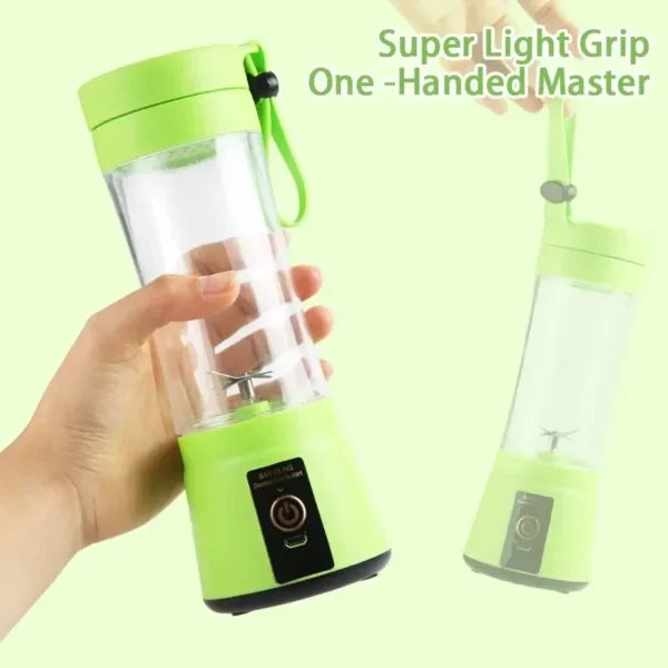 Portable Rechargeable Battery Juice Blender – 380ml (HM-03)